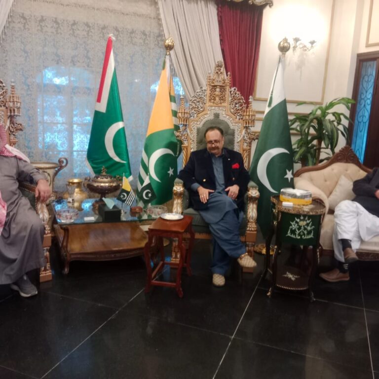 Meeting with Former Prime Minister of Azad Jammu & Kashmir, Tanveer Ilyas